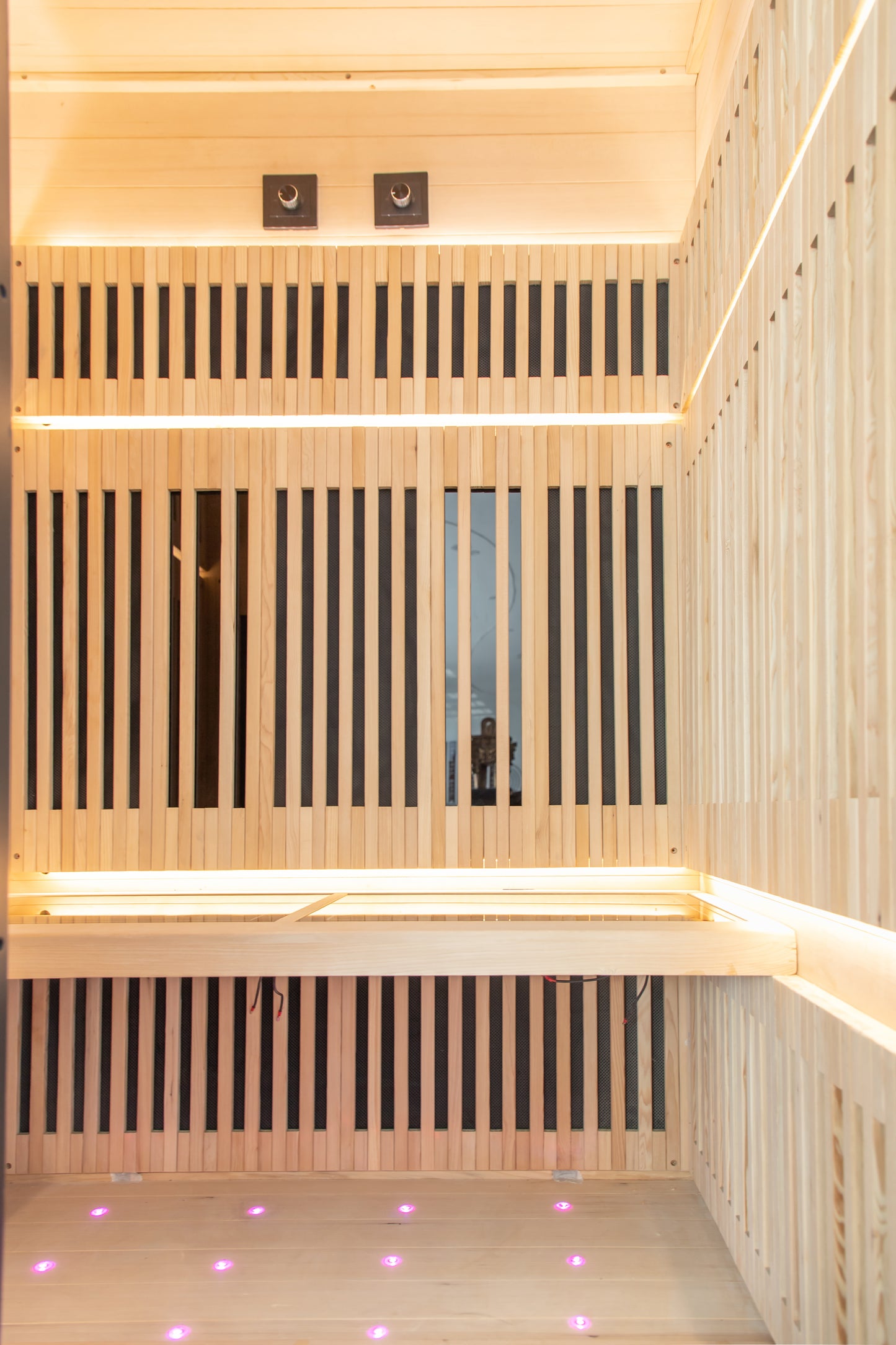 NiceBeam 1–2 Person Full-Body Infrared Sauna with Red Light Therapy