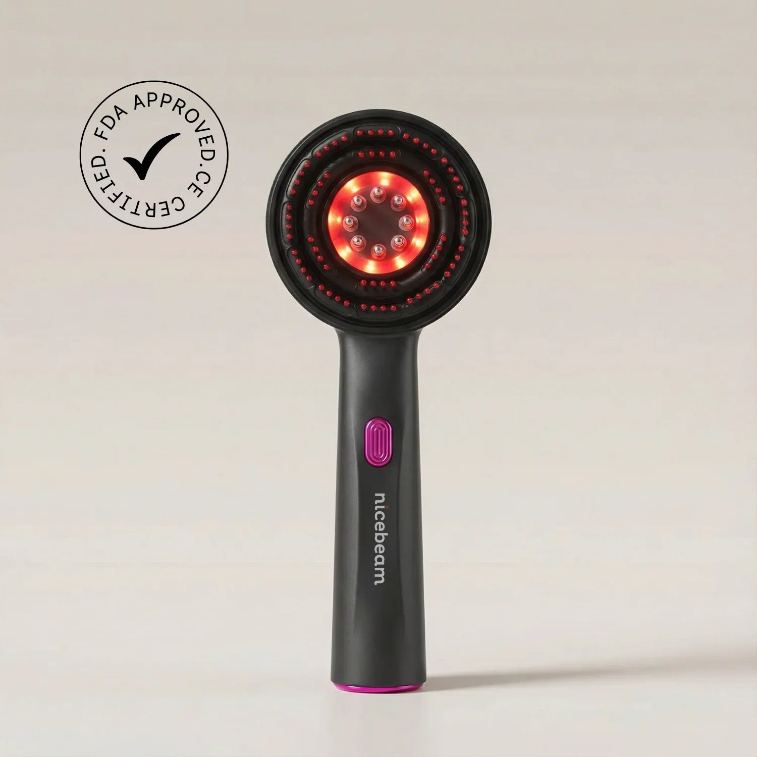 Nicebeam 3-in-1 Red Light Scalp Massager for Hair Growth & Health Nicebeam 3-in-1 Red Light Scalp Massager for Hair Growth & Health
