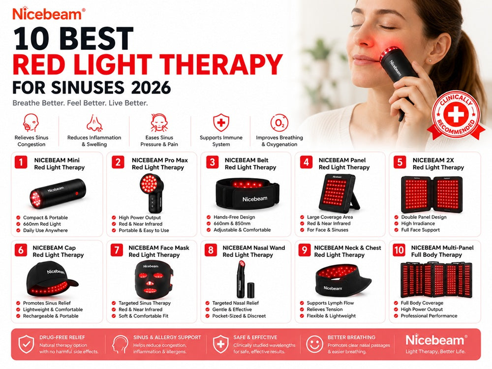 10 best red light therapy for sinuses 2026