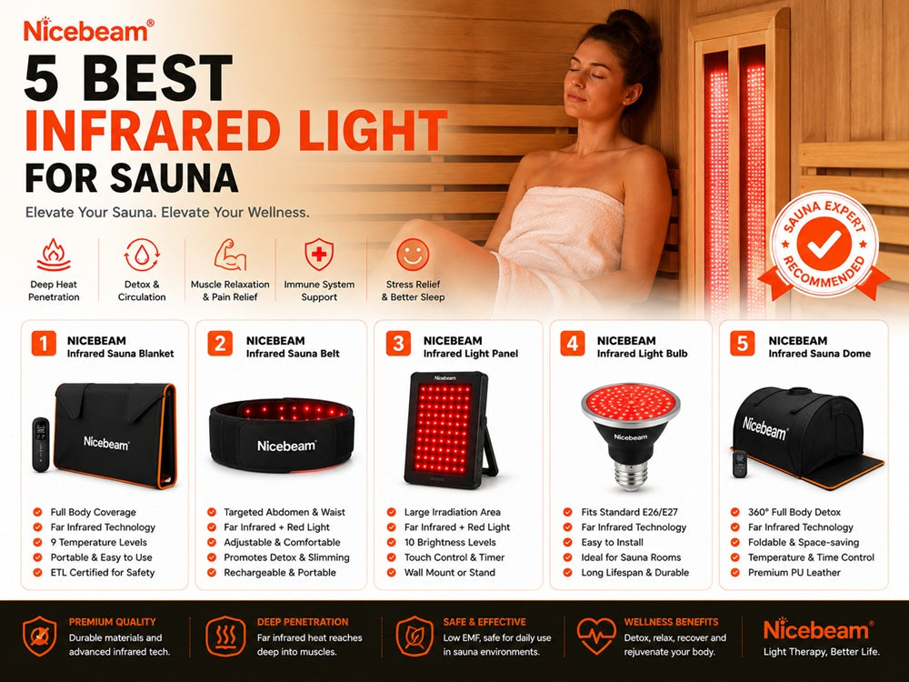 5 Best infrared light for sauna