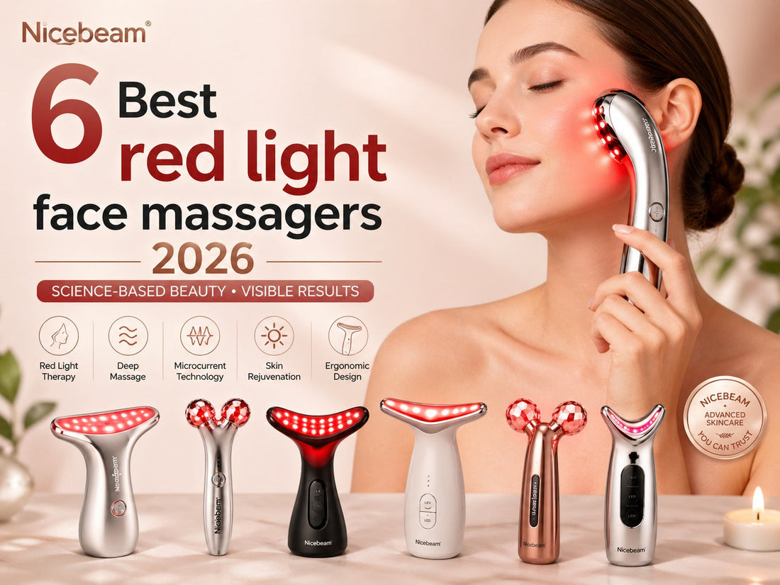 6 Best red light face massagers 2026: An Expert Skincare Guide