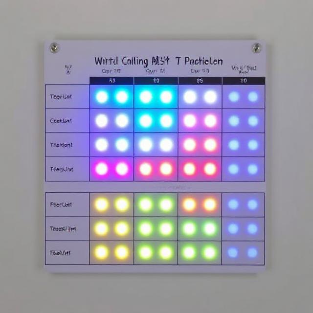 7-Color LED Light Therapy Chart: Benefits, Uses, and Guide