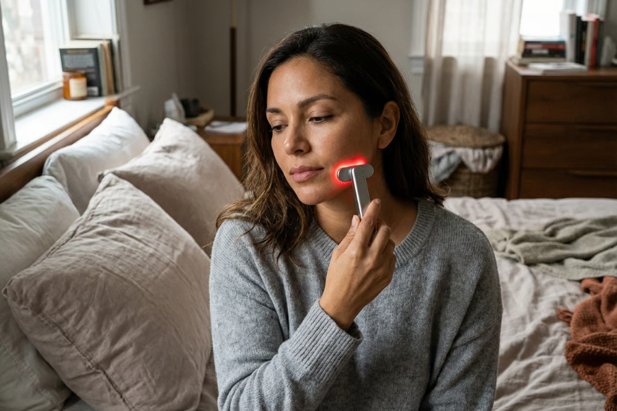 How Long to Use a Red Light Therapy Wand on Your Face?