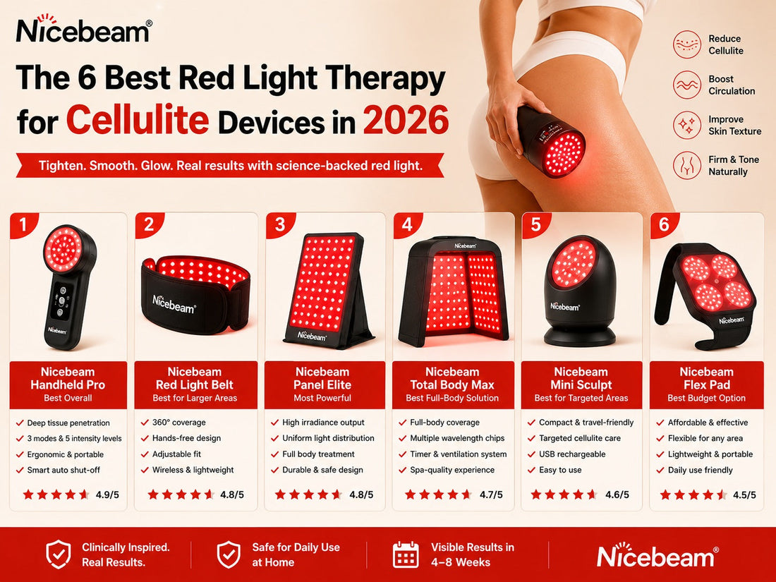 The 6 Best Red Light Therapy for Cellulite Devices in 2026: An Expert Guide