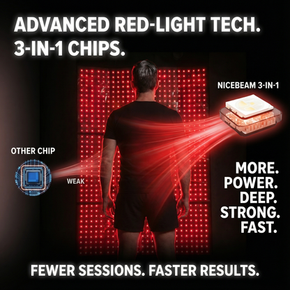 Nicebeam Full Body Red Light Therapy Mat