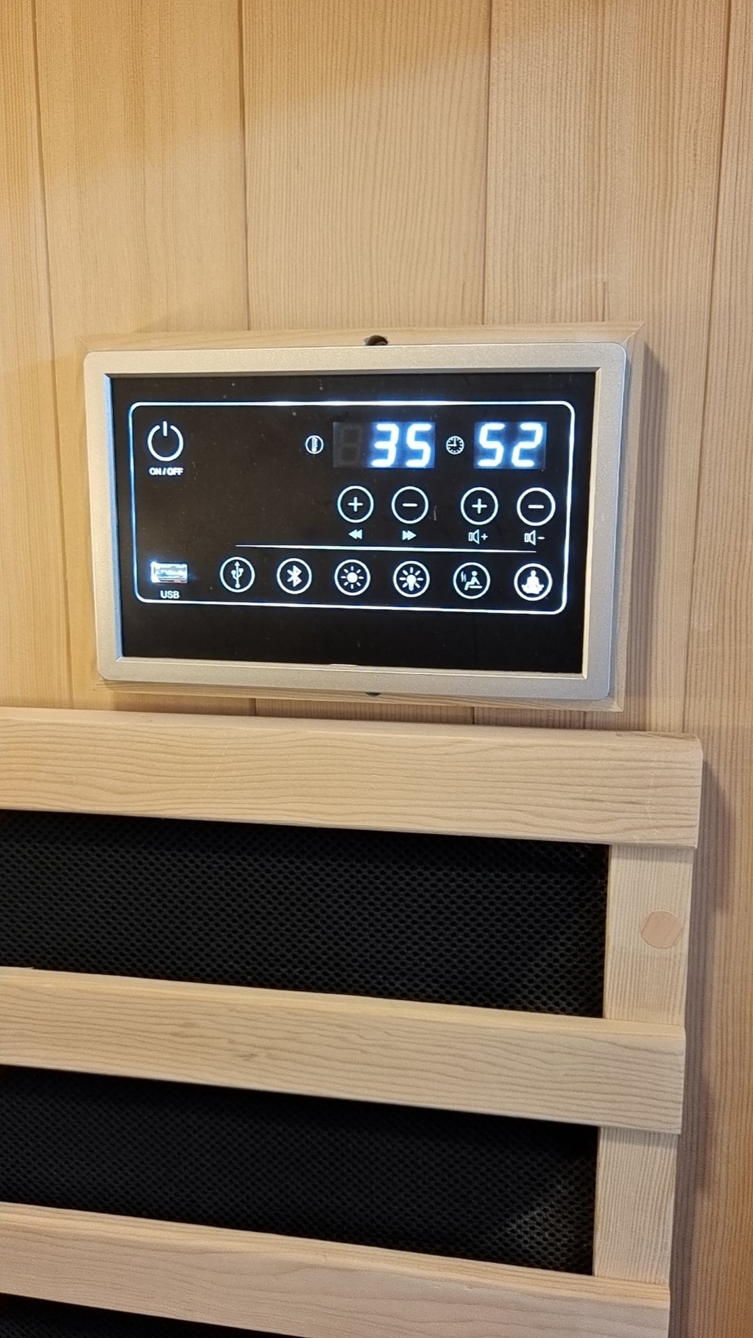 NiceBeam 1–2 Person Full-Body Infrared Sauna with Red Light Therapy