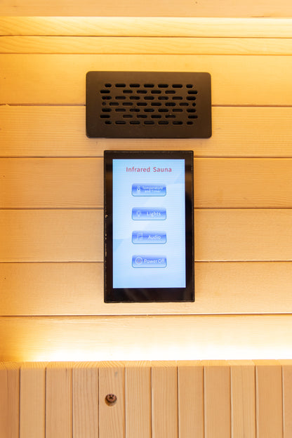 NiceBeam 1–2 Person Full-Body Infrared Sauna with Red Light Therapy