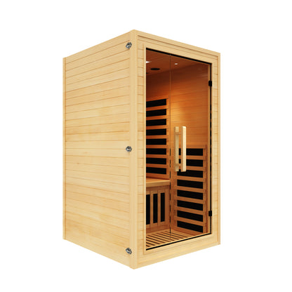 NiceBeam 1–2 Person Full-Body Infrared Sauna with Red Light Therapy
