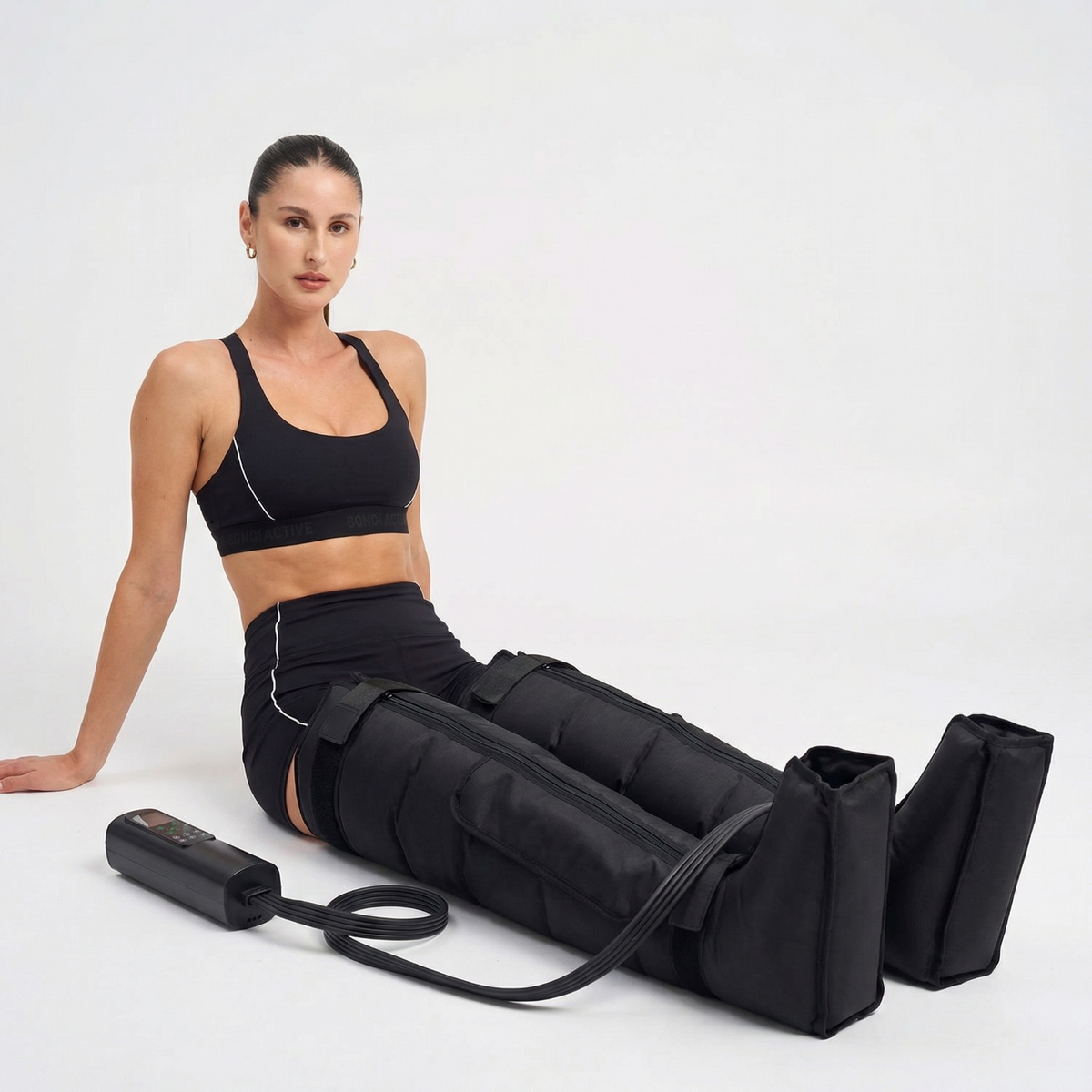 NiceBeam RecoveryFlow air compression boots for leg recovery and circulation