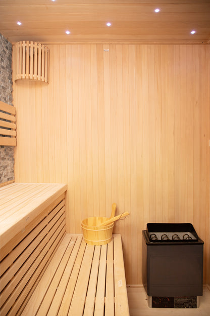 NiceBeam 1–2 Person Full-Body Infrared Sauna with Red Light Therapy