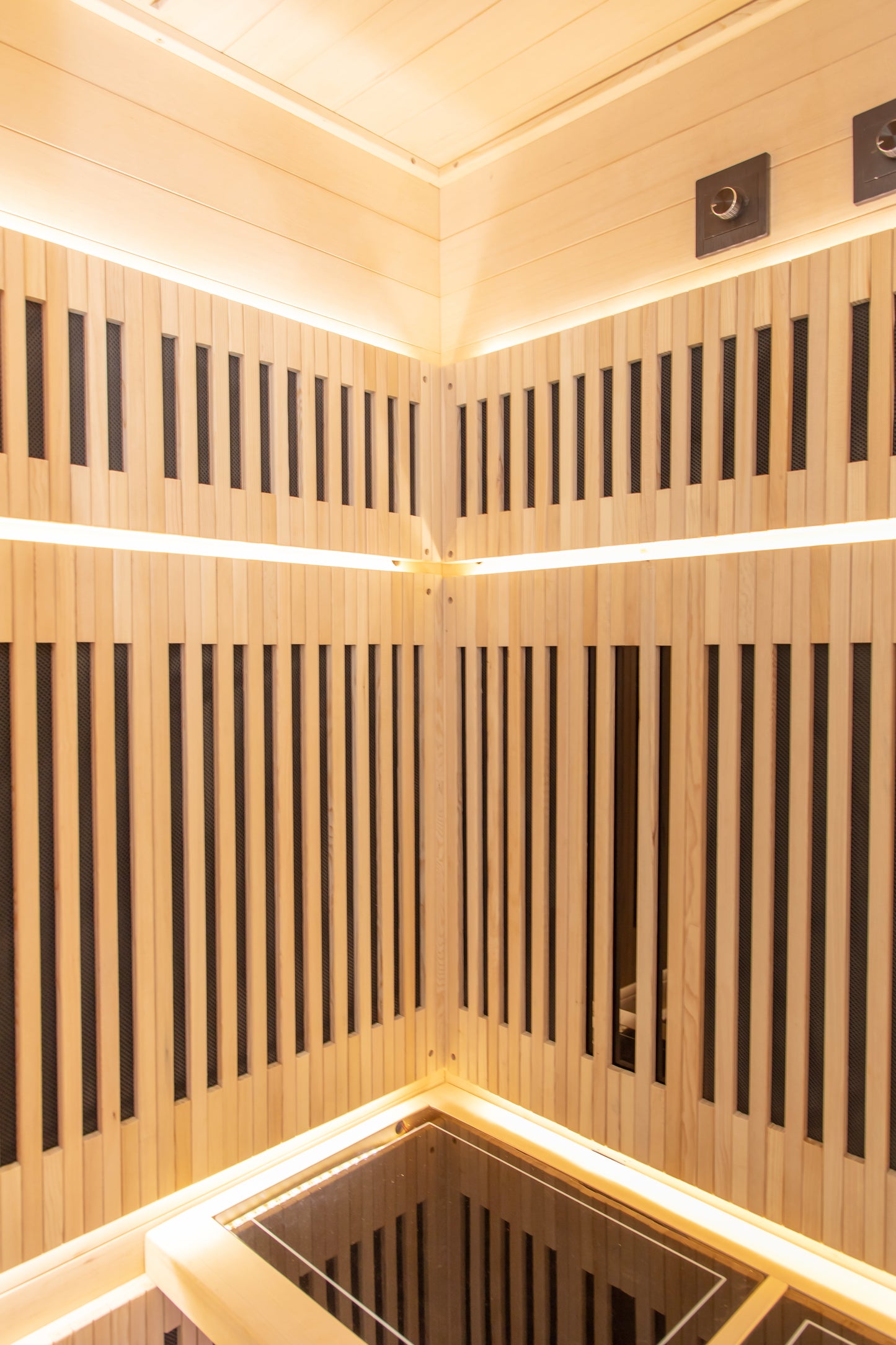 NiceBeam 1–2 Person Full-Body Infrared Sauna with Red Light Therapy