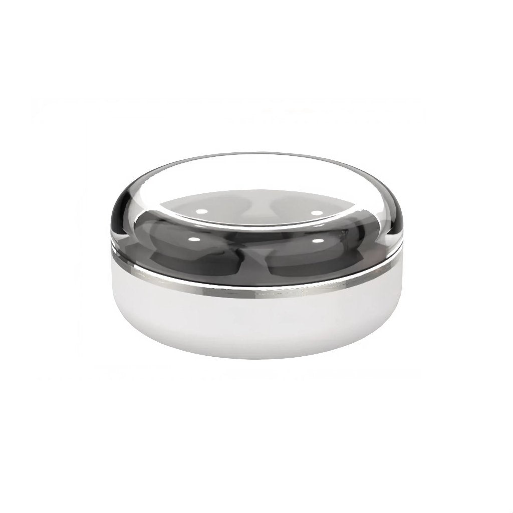 A set of Nicebeam Eye Pods with the charging case open, displaying both pods inside.