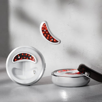 Nicebeam Eye Pods with illuminated red therapy lights for skin rejuvenation