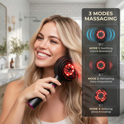 Nicebeam 3-in-1 Scalp Massager with Red Light Therapy for Hair Growth & Scalp Health