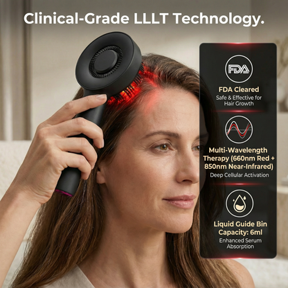 Nicebeam 3-in-1 Scalp Massager with Red Light Therapy for Hair Growth & Scalp Health