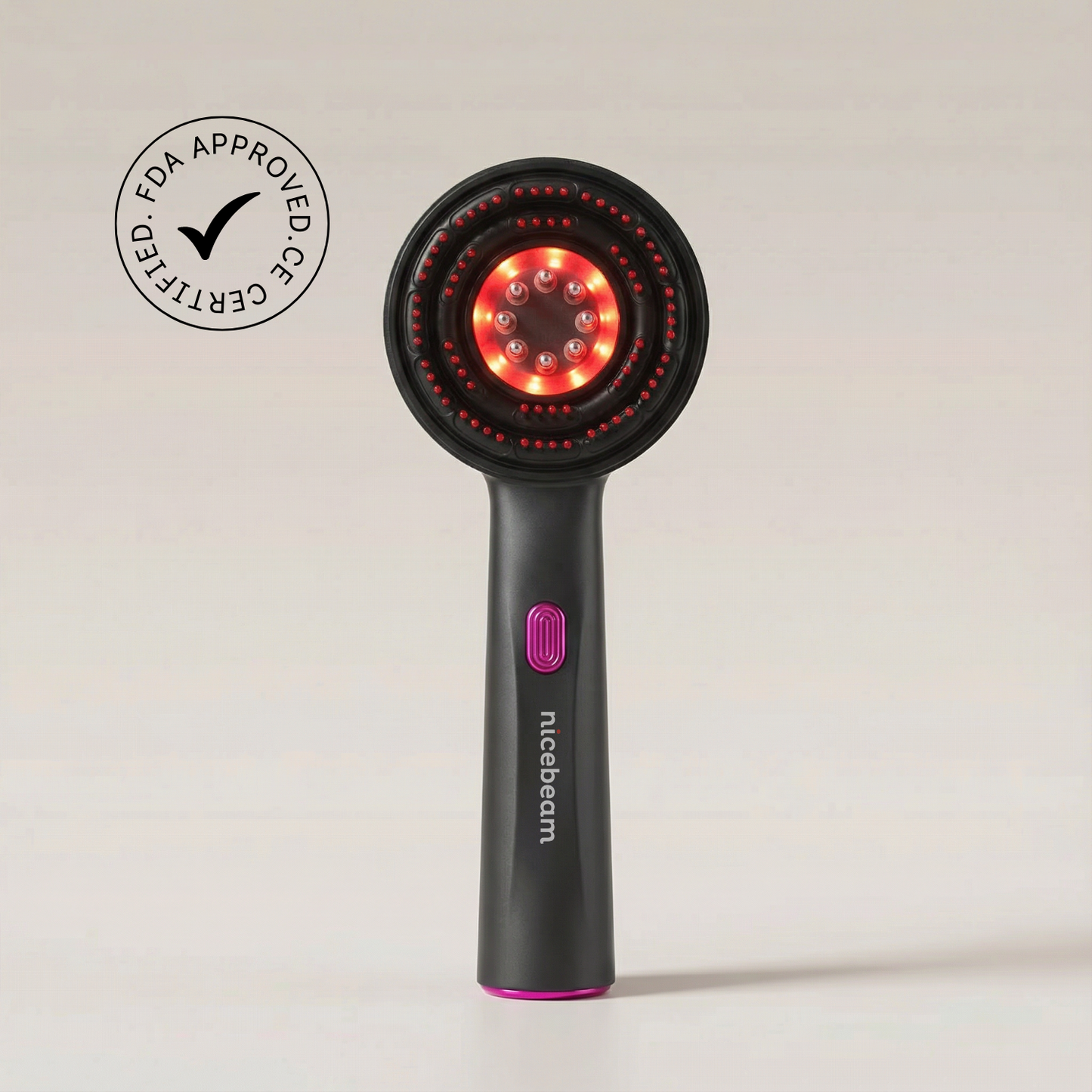 Nicebeam 3-in-1 Scalp Massager with Red Light Therapy for Hair Growth & Scalp Health