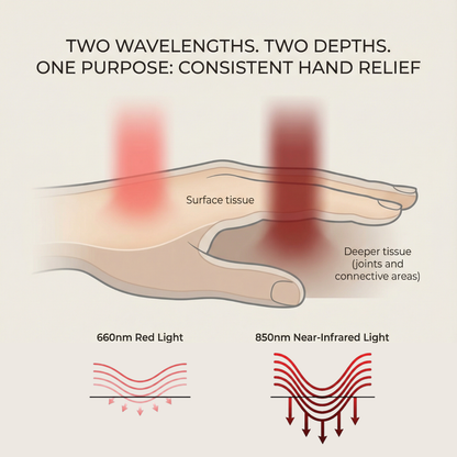 Nicebeam Red Light Therapy Hand Gloves