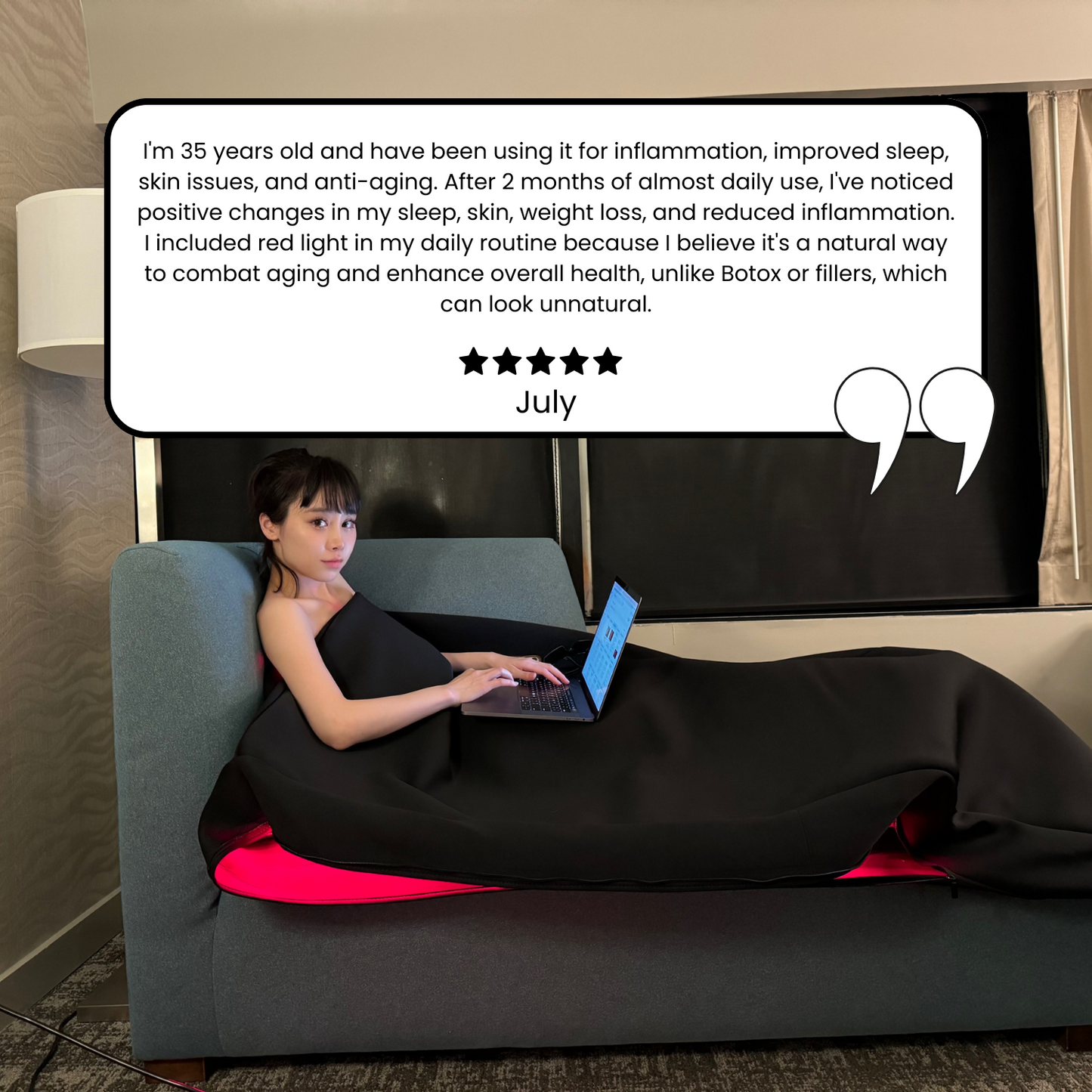 Nicebeam Full Body Red Light Therapy Bag