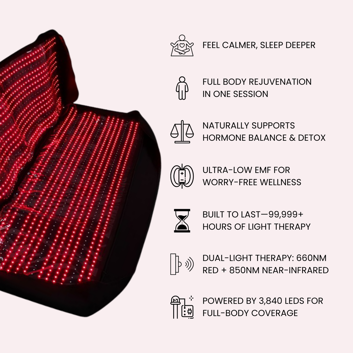 Nicebeam Full Body Red Light Therapy Bag