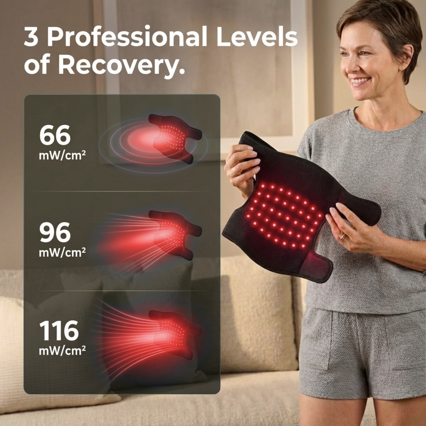 Nicebeam Red Light Therapy Knee Pad