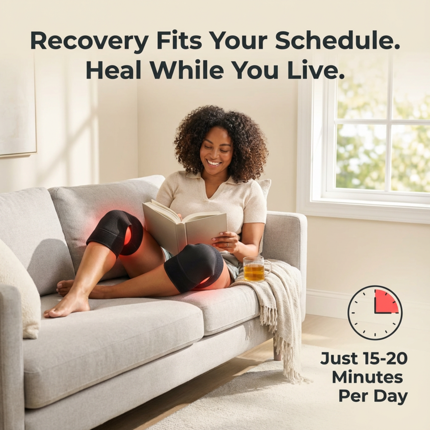 Nicebeam Red Light Therapy Knee Pad