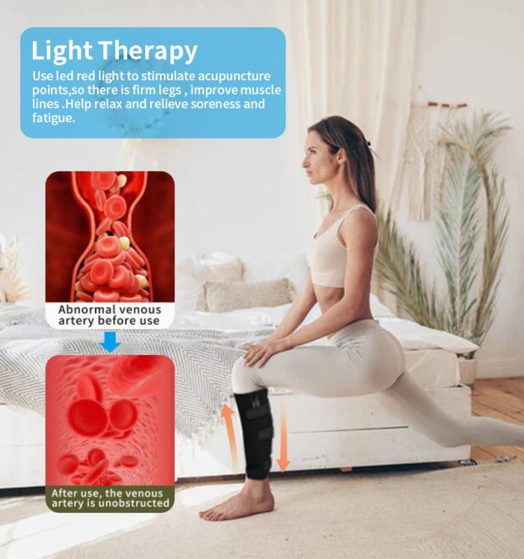 Close-up view of red light therapy panel with adjustable LED settings, perfect for targeting different pain areas and ensuring customized treatment intensity.