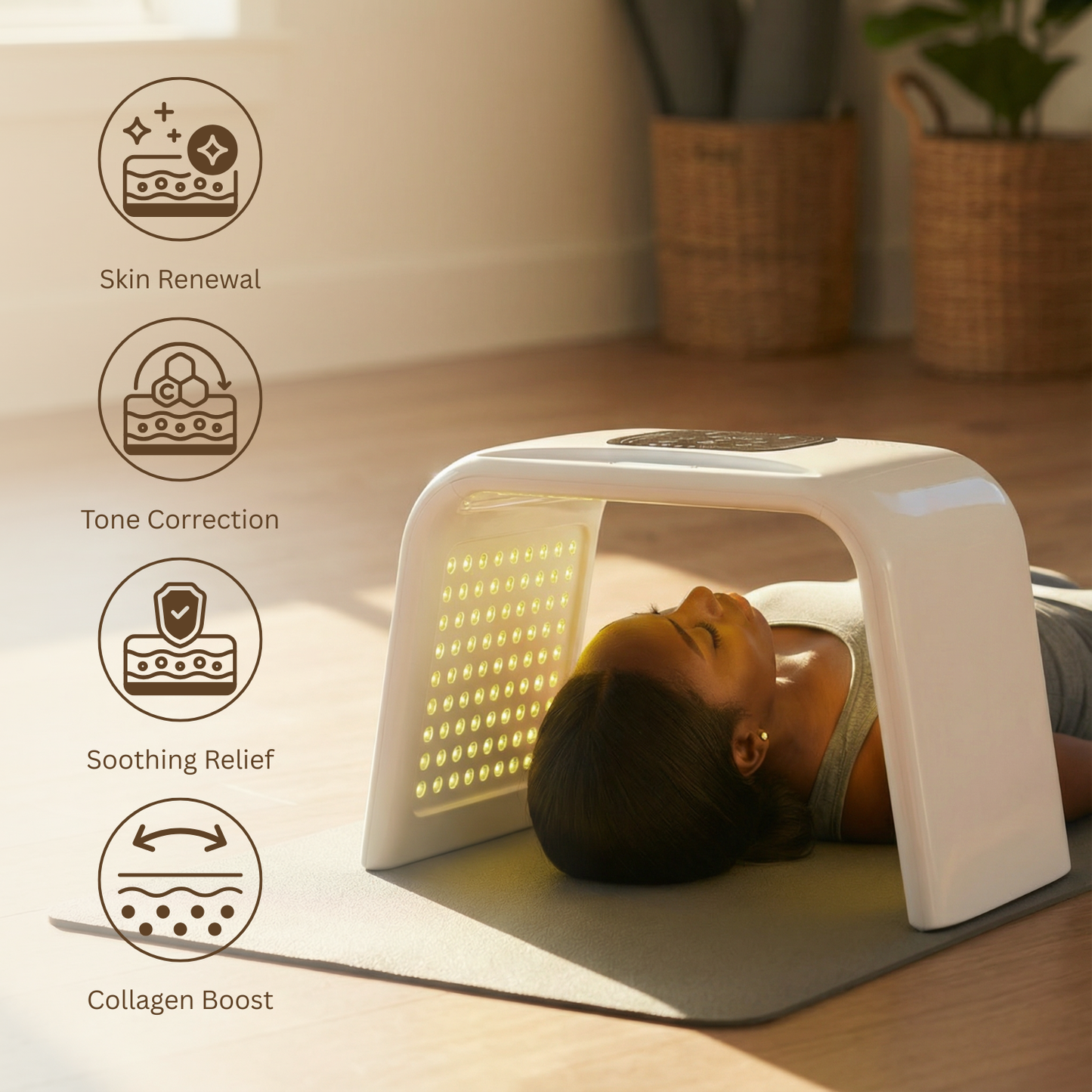 Nicebeam LED Light Therapy Time Machine for Face & Full Body